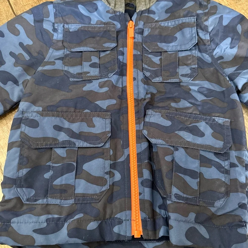 NWT Carter’s‎ Boys Blue Camouflage Jacket – Size 2T